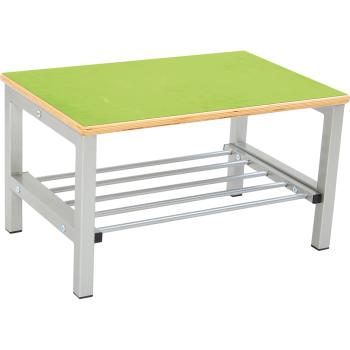 Bank zum Garderobenregal Flexi 2, Sitzhöhe: 26 cm, grün